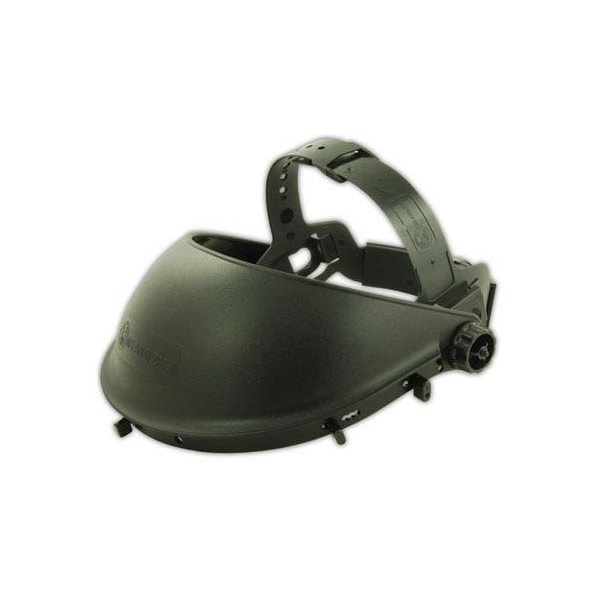 Headgear with Ratchet Suspension
